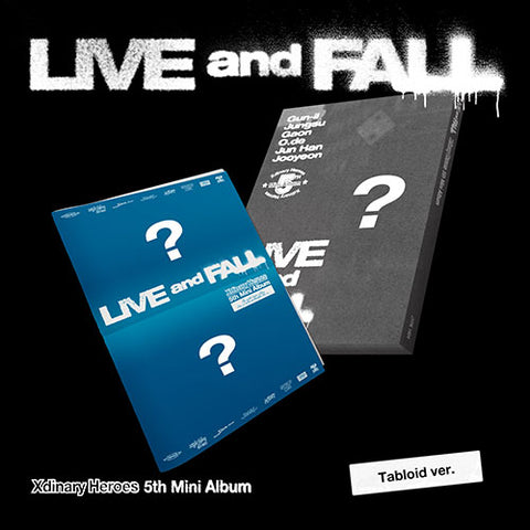 [PRE-ORDER] Xdinary Heroes - 5th Mini Album [LIVE and FALL] (Tabloid Ver.)