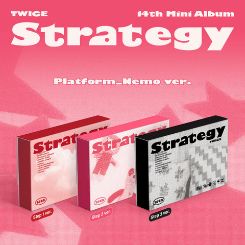 [PRE-ORDER] TWICE - STRATEGY 14th Mini Album (Platform_Nemo ver)