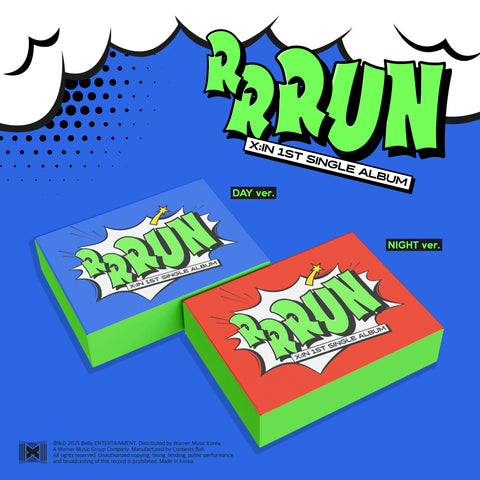 [PRE-ORDER] X:IN - 1st Single Album [RRRUN] (2 TYPES Random)
