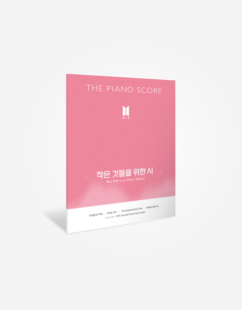 [PRE-ORDER] BTS - THE PIANO SCORE : BTS ‘Boy With Luv (Feat. Halsey)