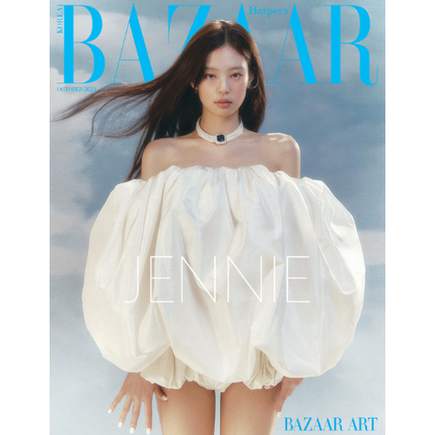 BAZAAR 2023.10 x BLACKPINK JENNIE A TYPE (BOOK IN BOOK NCT JENO A)