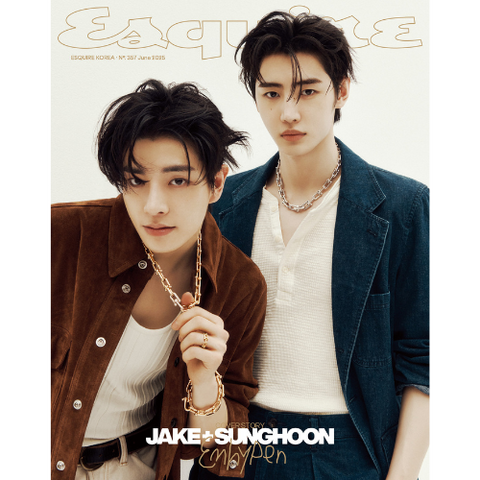 [PRE-ORDER] ESQUIRE 2025.06 x ENHYPEN JAKE&SUNGHOON A TYPE