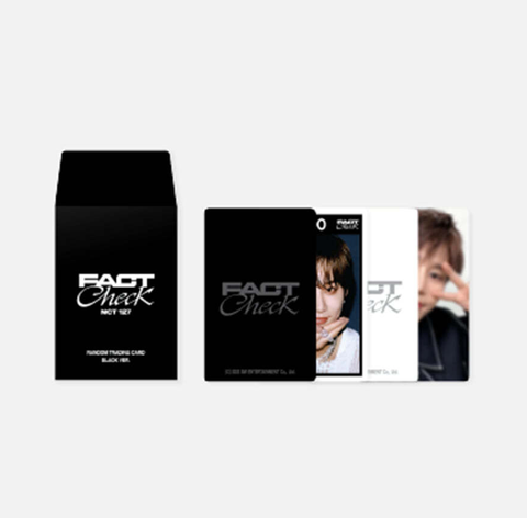 NCT 127 - 'FACT CHECK' RANDOM TRADING CARD SET (BLACK Ver.)