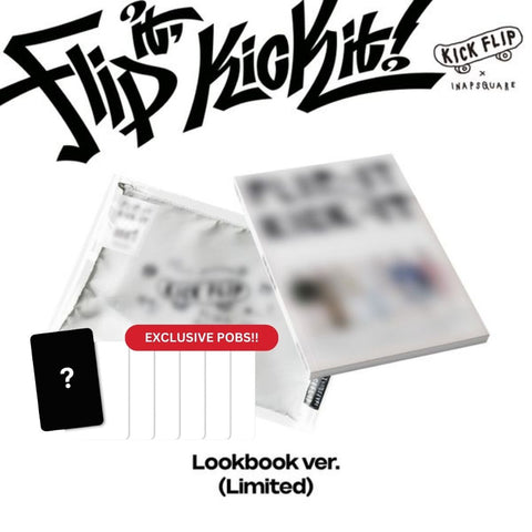 [PRE-ORDER] KickFlip - 1st mini album [Flip it, Kick it!] (Lookbook ver.) (+JYPSHOP P.O.B)