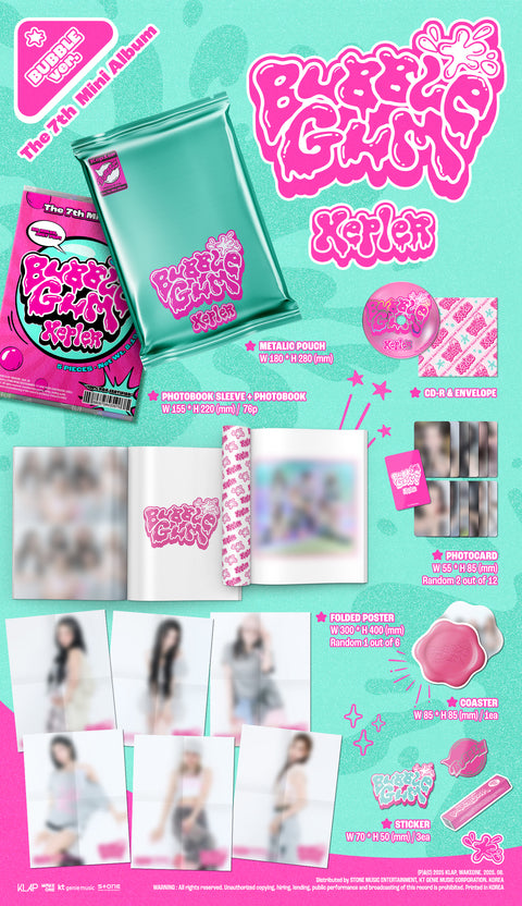 [PRE-ORDER] Kep1er - 7th Mini Album [BUBBLE GUM] (2 TYPES Random)