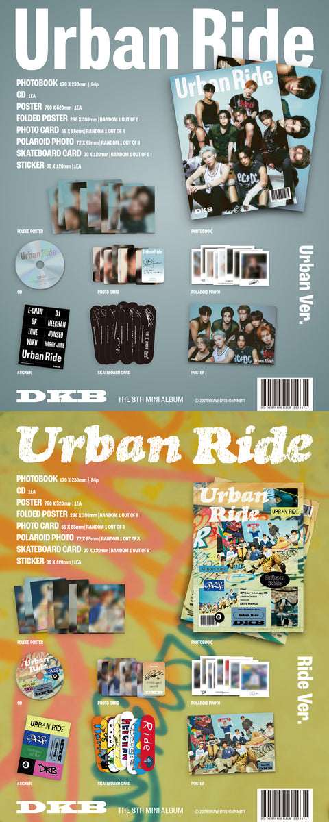 DKB - 8TH MINI ALBUM [Urban Ride] (Random Ver.)