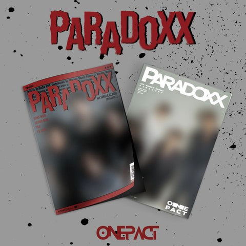 [SFKOREA] ONE PACT - 1ST SINGLE ALBUM [PARADOXX] (Random Ver.)