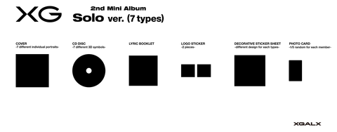 [PRE-ORDER] XG - 2ND MINI ALBUM (Solo Ver.)