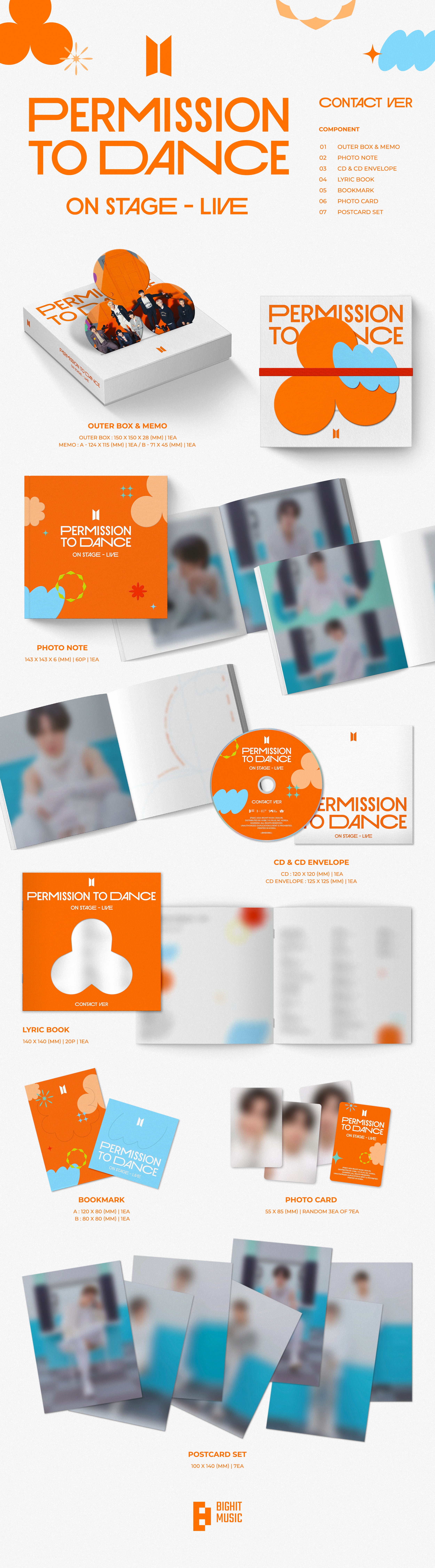 PRE-ORDER] BTS - PERMISSION TO DANCE ON STAGE - LIVE (2