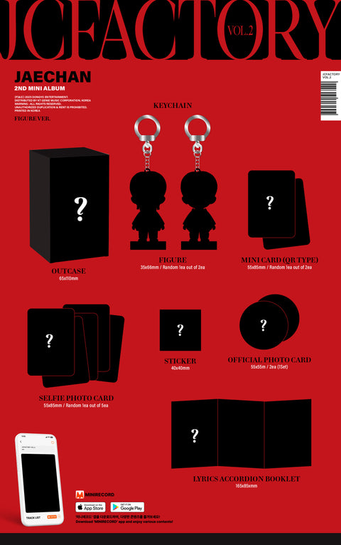 [PRE-ORDER] JAECHAN (DKZ) - 2nd Mini Album [JCFACTORY_vol.2] (FIGURE Ver.)