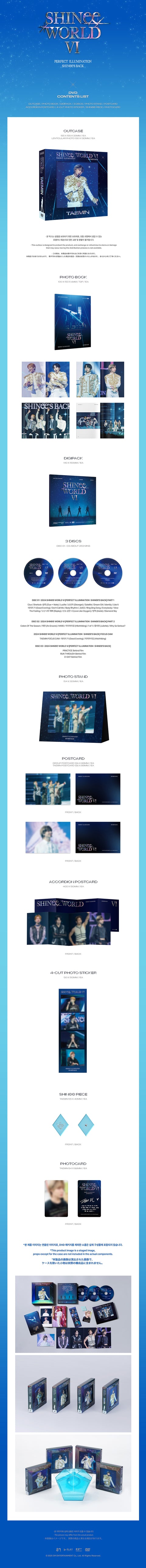 [PRE-ORDER] SHINee WORLD VI [PERFECT ILLUMINATION : SHINee'S BACK] (DVD_TAEMIN ver.)