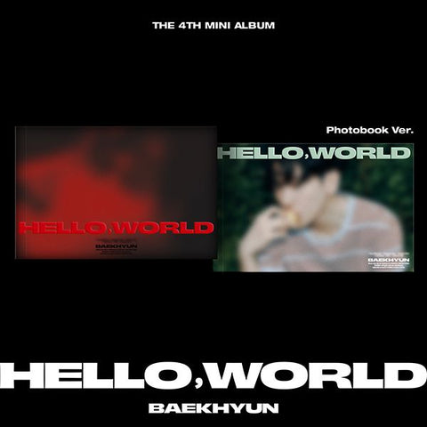 [SFKOREA] BAEKHYUN - 4TH MINI ALBUM [Hello, World] (Photobook Ver.)