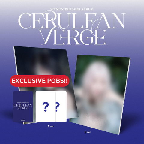 [PRE-ORDER] WENDY - 3rd mini album [Cerulean Verge] (Photobook Ver.) (2 TYPES Random) (+ MAKESTAR P.O.B)