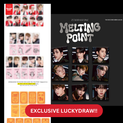 ZEROBASEONE - 2ND MINI ALBUM [MELTING POINT] (Digipack Ver.) (with MAKESTAR exclusive LUCKYDRAW)