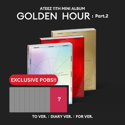 [PRE-ORDER] ATEEZ - 11th Mini Album [GOLDEN HOUR : Part.2] (+yes24 P.O.B)