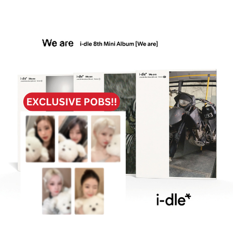 [PRE-ORDER] i-dle - 8th mini album [We are] (3 TYPES Random) (+ hellolive_video call P.O.B)