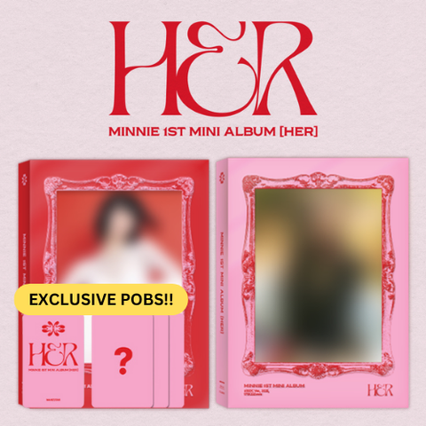 [PRE-ORDER] Minnie ((G)I-DLE) - 1st mini album [HER] (+Makestar P.O.B)