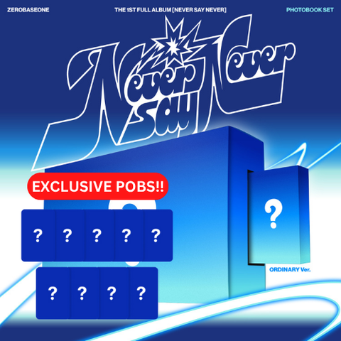 [PRE-ORDER] ZEROBASEONE - THE 1ST FULL ALBUM [NEVER SAY NEVER] (PHOTOBOOK Ver.) (2 TYPES Random) (+ MUSICPLANT P.O.B)
