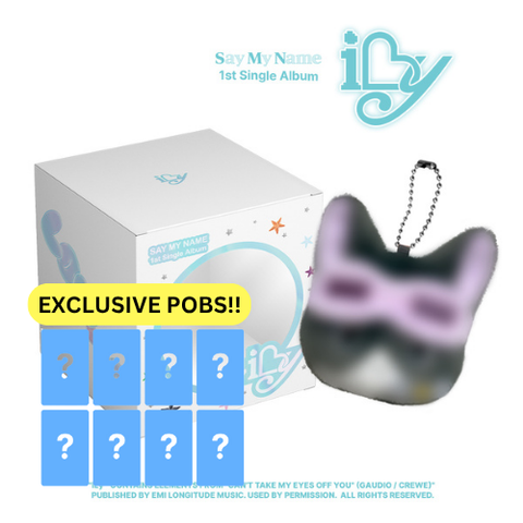 [SFKOREA] SAY MY NAME - 1st Single Album [iLy] (LOVvmE VER.) (+ hellolive P.O.B)