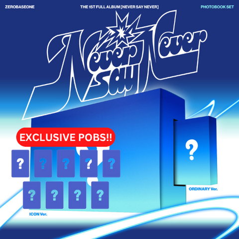[PRE-ORDER] ZEROBASEONE - THE 1ST FULL ALBUM [NEVER SAY NEVER] (PHOTOBOOK Ver.) (2 TYPES Random) (+ Soundwave P.O.B)