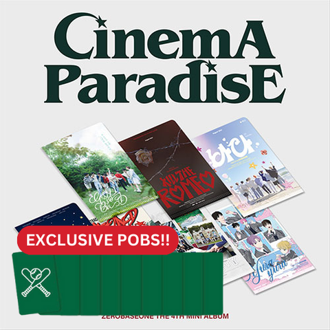 [SFKOREA] ZEROBASEONE - 4TH MINI ALBUM [CINEMA PARADISE] (ZEROSE Ver.) (+applemusic P.O.B)