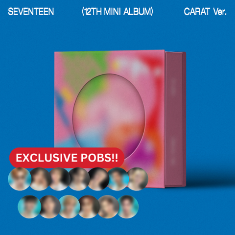 [PRE-ORDER] SEVENTEEN - 12th Mini Album [SPILL THE FEELS] (CARAT Ver.) (+Applemusic P.O.B)