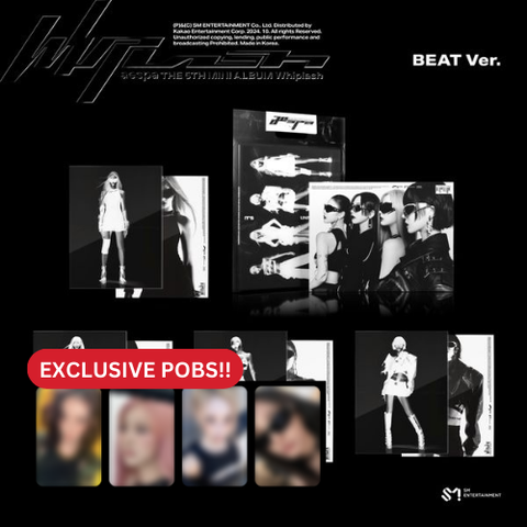 [SFKOREA] aespa - 5th Mini Album [Whiplash] (BEAT Ver.) (+Makestar P.O.B)