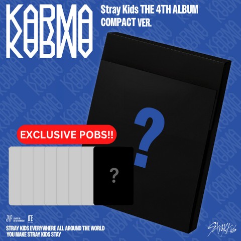 [PRE-ORDER] Stray Kids - 4th Full Album [KARMA] (COMPACT VER.) (+ yes24 P.O.B)