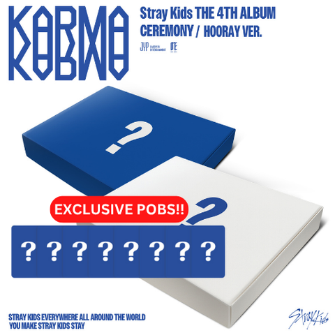 [PRE-ORDER] Stray Kids - 4th Full Album [KARMA] (2 TYPES Random) (+ withmuu P.O.B)