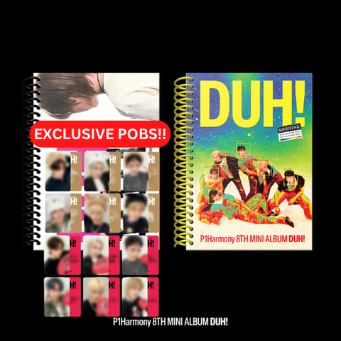 [PRE-ORDER] P1Harmony - 8th mini album [DUH!](2 TYPES Random)(+ applemusic_2nd LD P.O.B)