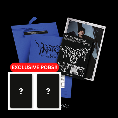 [PRE-ORDER] KEY - 3rd Full Album [HUNTER] (Archive Ver.) (+ applemusic P.O.B)