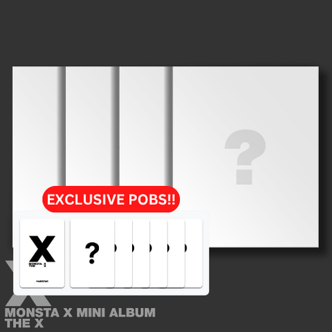 [PRE-ORDER] MONSTA X - 13th mini album [THE X] (4 TYPES Random)(+ MAKESTAR P.O.B)