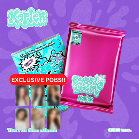 [PRE-ORDER] Kep1er - 7th Mini Album [BUBBLE GUM] (2 TYPES Random) (+ MUSICPLANT P.O.B)