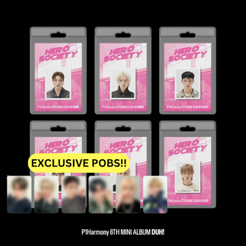 [PRE-ORDER] P1Harmony - 8th mini album [DUH!] (FaNCy ver.) (PLVE) (6 TYPES Random) (+ soundwave_2nd fan sign event P.O.B)