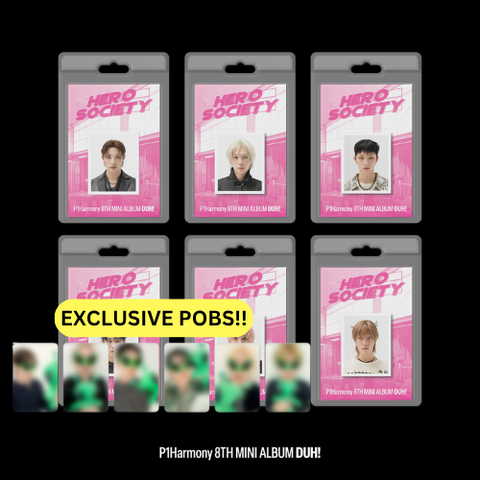[PRE-ORDER] P1Harmony - 8th mini album [DUH!] (FaNCy ver.) (PLVE) (6 TYPES Random) (+ soundwave_2nd video call P.O.B)