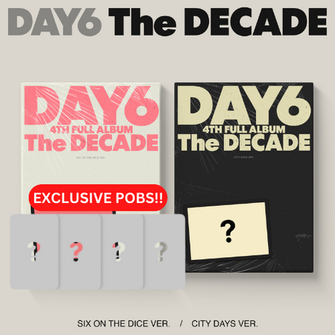 [PRE-ORDER] DAY6 - 4th Full Album [The DECADE] (2 TYPES Random) (+ MUSICPLANT P.O.B)