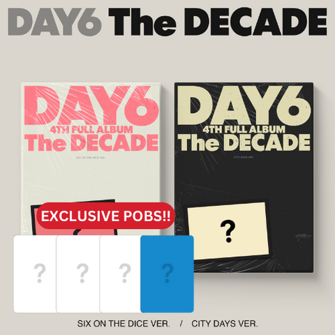 [PRE-ORDER] DAY6 - 4th Full Album [The DECADE] (2 TYPES Random) (+ yes24 P.O.B)