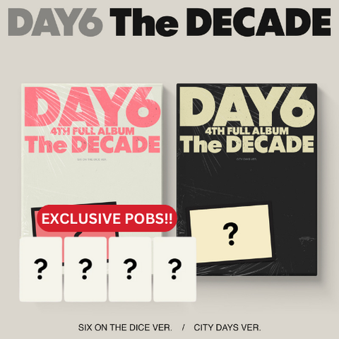 [PRE-ORDER] DAY6 - 4th Full Album [The DECADE] (2 TYPES Random) (+ whosfan P.O.B)