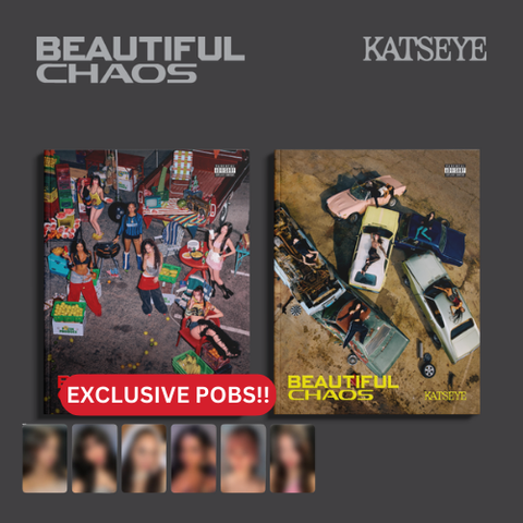 [PRE-ORDER] KATSEYE - [BEAUTIFUL CHAOS] (2 TYPES Random) (+ soundwave_2nd_LD P.O.B)