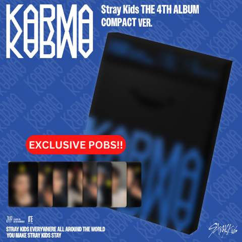 [PRE-ORDER] Stray Kids - 4th Full Album [KARMA] (COMPACT VER.) (+ soundwave_1st pop-up LD)