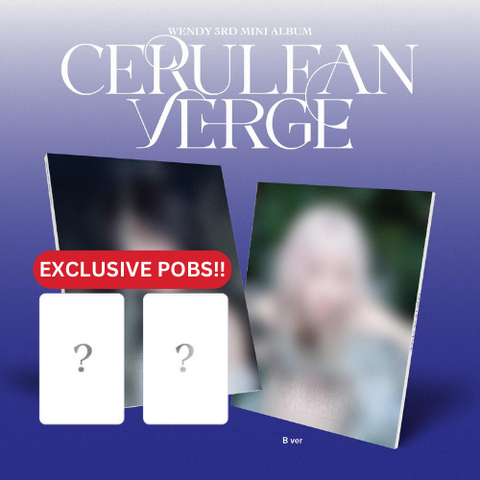 [PRE-ORDER] WENDY - 3rd mini album [Cerulean Verge] (Photobook Ver.) (2 TYPES Random) (+ applemusic P.O.B)