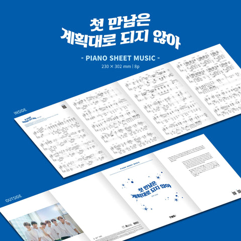 [PRE-ORDER] TWS - PIANO SHEET MUSIC : TWS ‘plot twist’