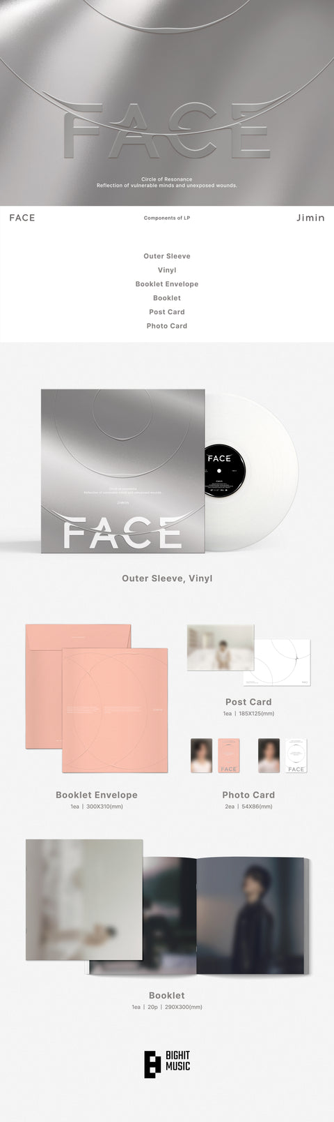 [SFKOREA] JIMIN (BTS) - [FACE] (LP Ver.)