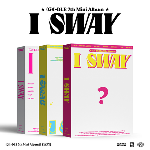 [SFKOREA] (G)I-DLE - 7TH MINI ALBUM [I SWAY]