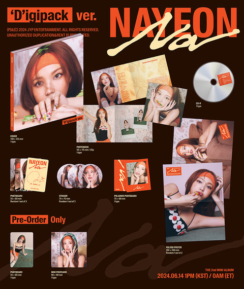 NAYEON (TWICE) - 2ND MINI ALBUM [NA] (Digipack Ver.)