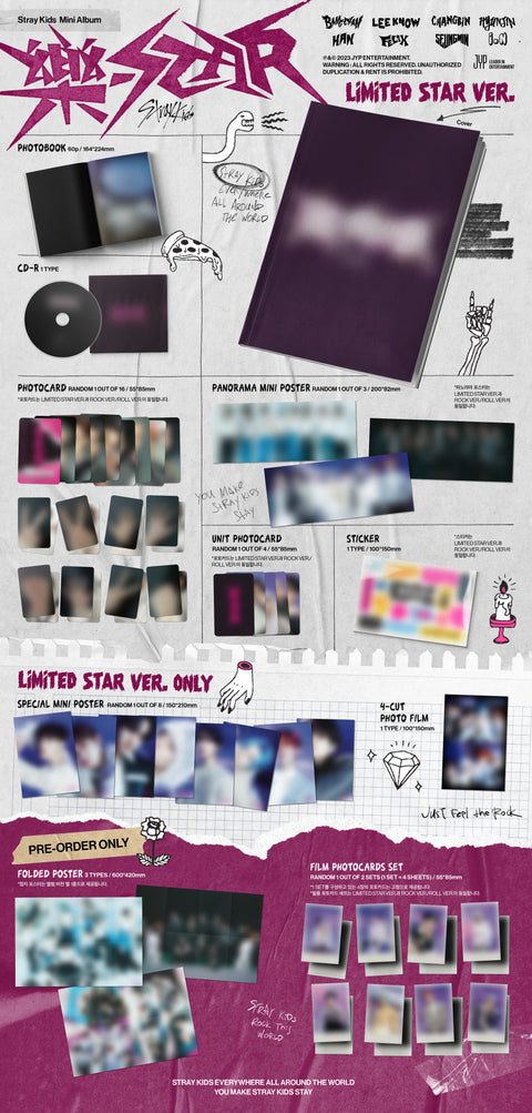 Stray Kids - Mini Album 樂-STAR (Headliner Ver.)