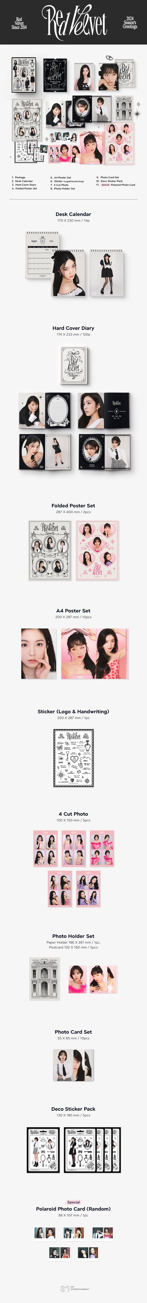 Red Velvet - [Red Velvet] 2024 SEASON'S GREETINGS(With KpopGlow Special photocards SET)