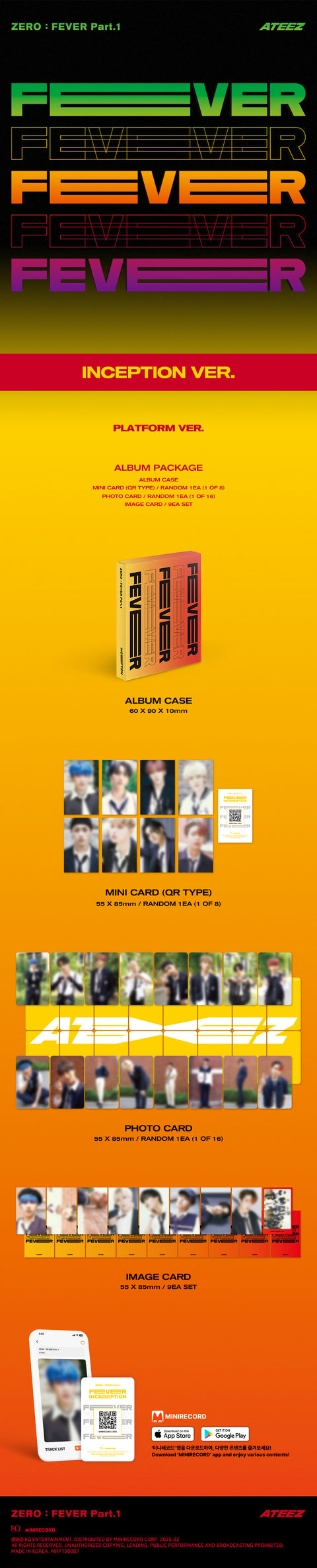 [PRE-ORDER]ATEEZ - [ZERO : FEVER Part.1] (Platform ver.) (+YES24 P.O.B)