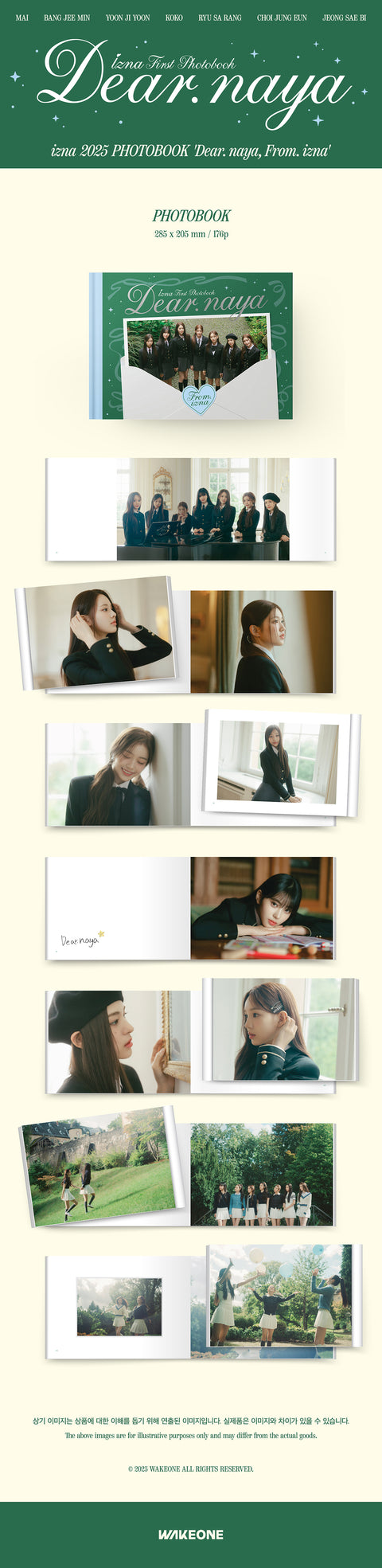 [PRE-ORDER] izna 2025 PHOTOBOOK [Dear. naya, From. izna]