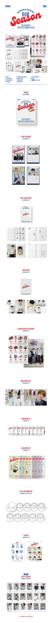 [PRE-ORDER] ZEROBASEONE - ZEROBASEONE 2025 Season's Greetings [OUR Season]